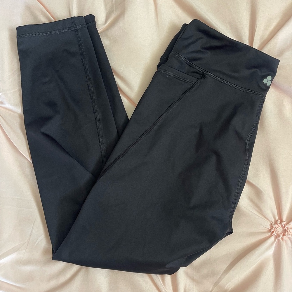 Tex Gear girls extra large black leggings